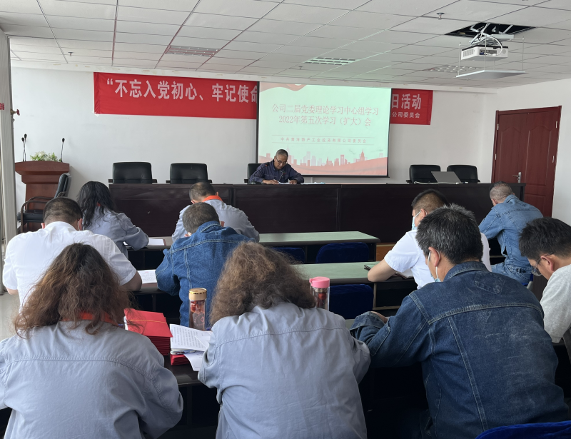 6732顶级游戏娱乐工投公司二届党委召开2022年度 第五次理论学习中心组学习（扩大）会