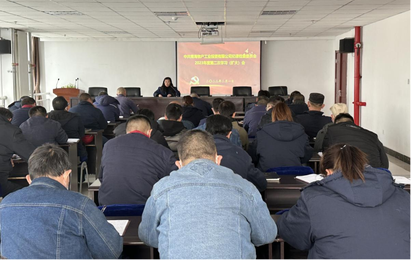 6732顶级游戏娱乐工投公司纪委召开2023年度第二次学习（扩大）会