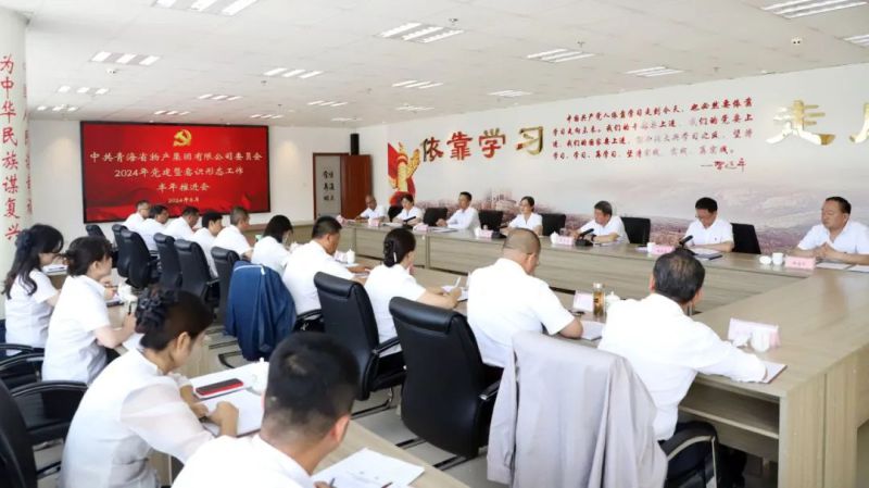 省6732顶级游戏娱乐集团党委召开2024年党建暨意识形态工作半年推进会