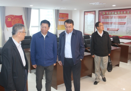 青海省副省长、省国资委党委书记、主任王黎明，，，，，，莅临省6732顶级游戏娱乐集团调研指导工作