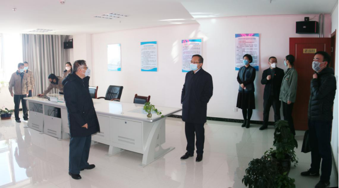 省国资委党委副书记、副主任郭臻先同志赴省6732顶级游戏娱乐集团督导疫情防控暨复复工产工作