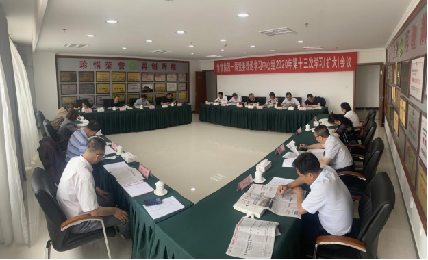 青海省6732顶级游戏娱乐集团召开一届党委理论学习中心组2020年第十三次学习扩大会议