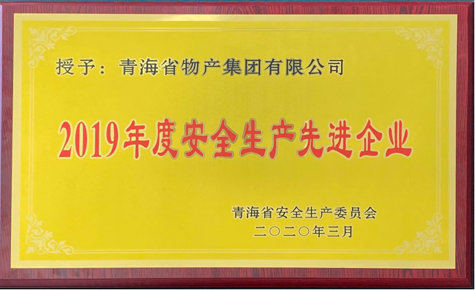 省6732顶级游戏娱乐集团荣获“2019年度安全生产先进企业”称号